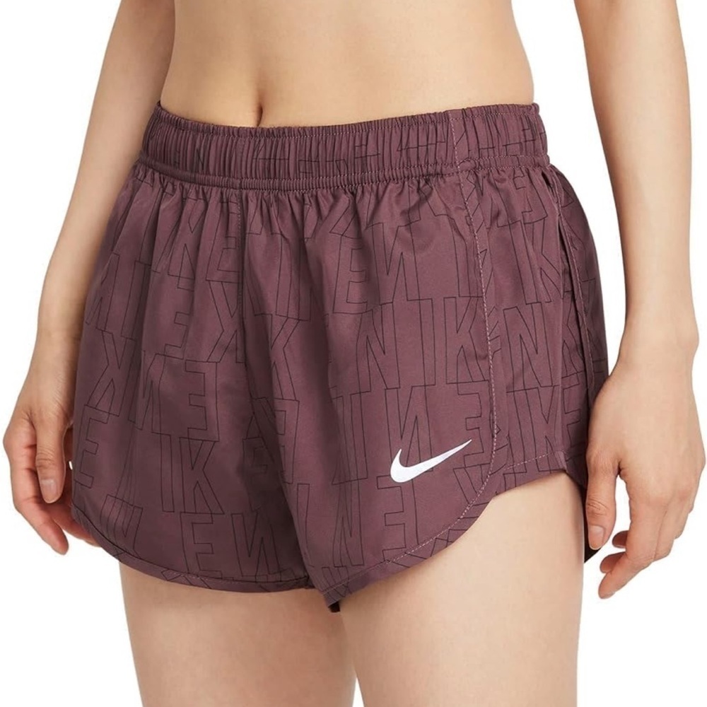 Nike Women’s Run Division Tempo Maroon Purple Reflective‎ Shorts
